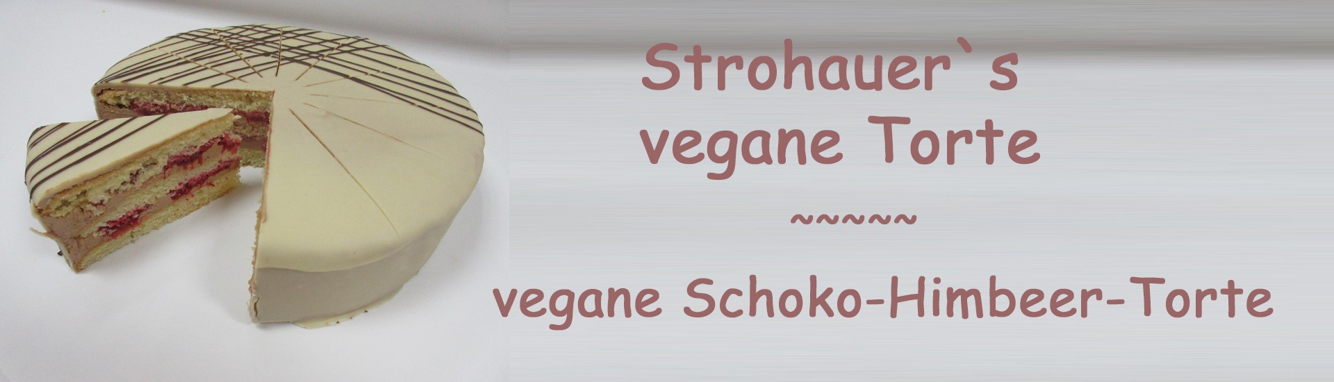 vegane Schoko-Himbeer-Torte